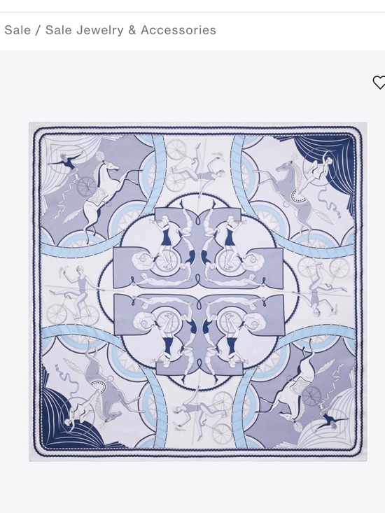 Tory Burch Accessories - Acrobats Double-Sided Silk Square